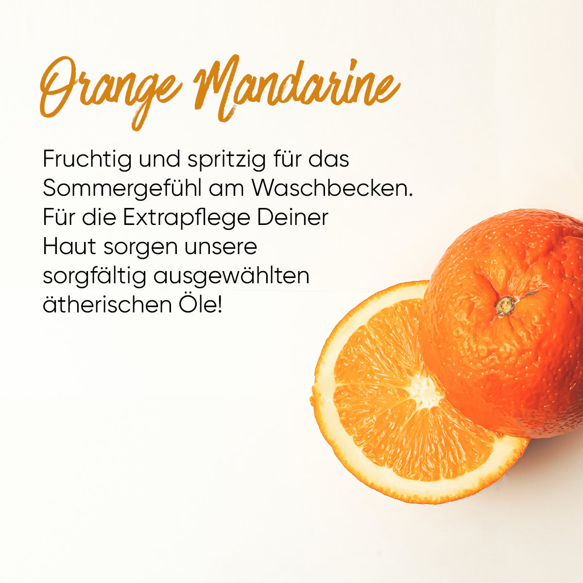Flüssigseife Orange Mandarine 600 ml Refill