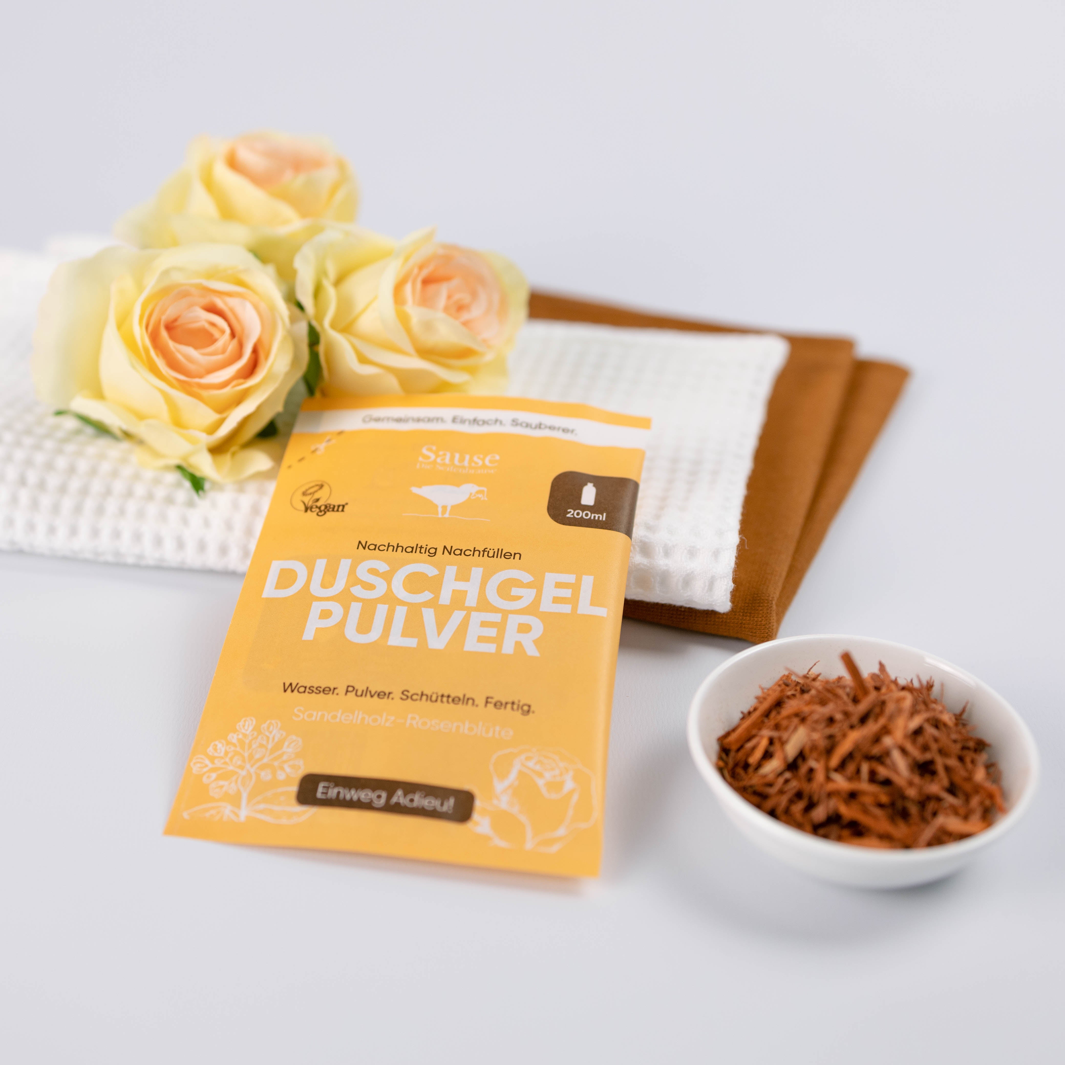 Duschgel Sandelholz Rosenblüte Refill 600 ml