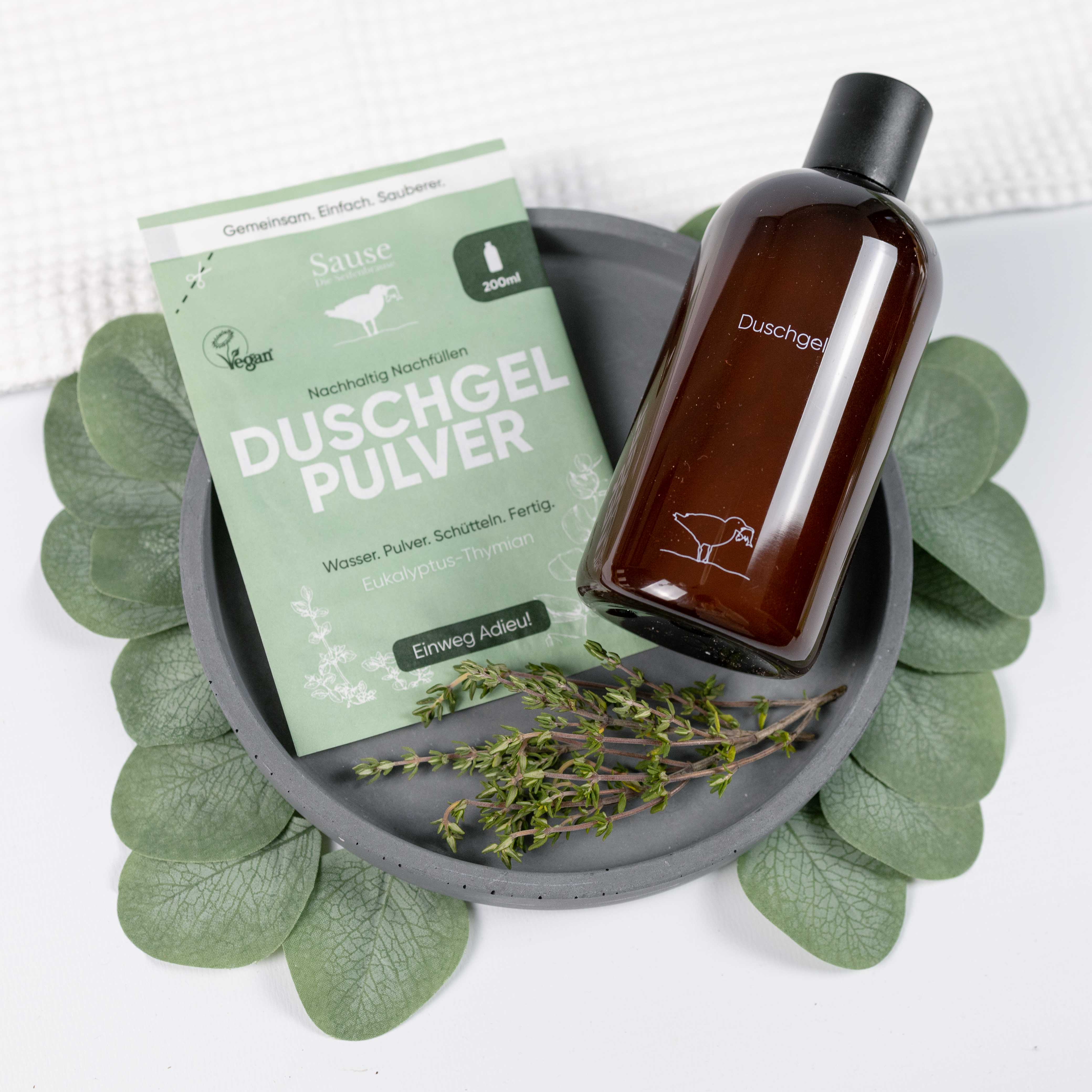 Duschgel Starter-Set Eukalyptus Thymian 600 ml