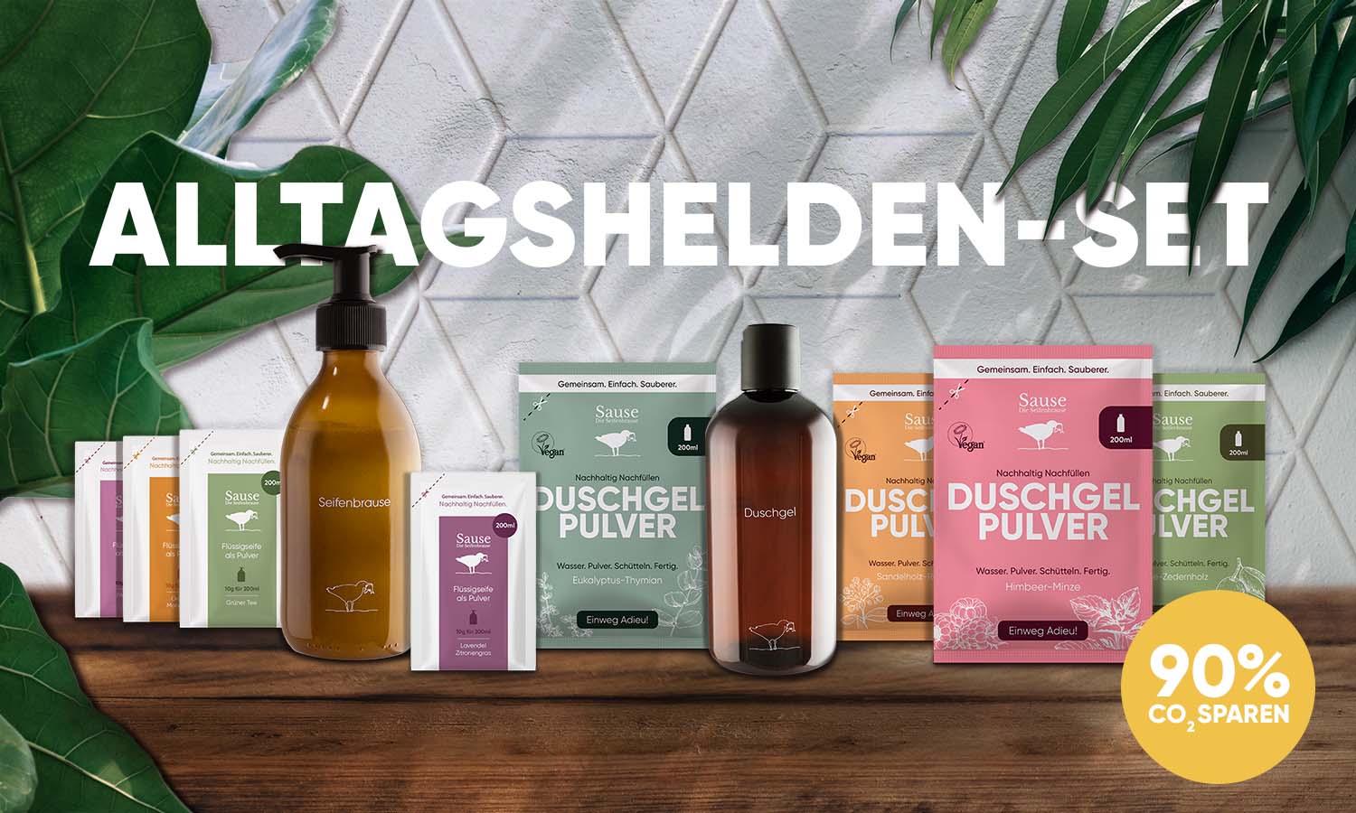 DUSCHGEL Sandelholz Rosenblüte Refill vegan plastikfrei