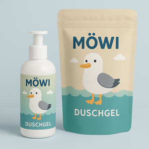 MÖWI Duschgel – Duftfrei & Kinderleicht