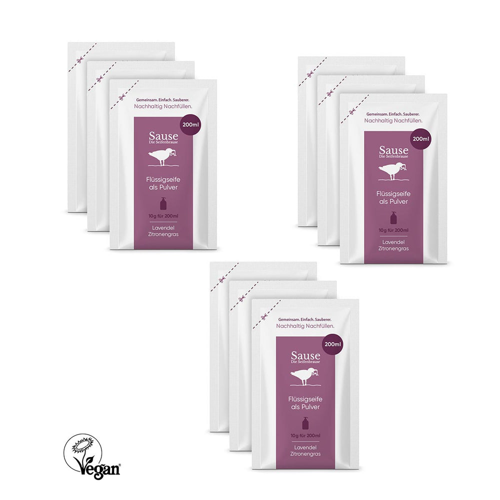 Flüssigseife Refill Set Lavendel Zitronengras 1800 ml